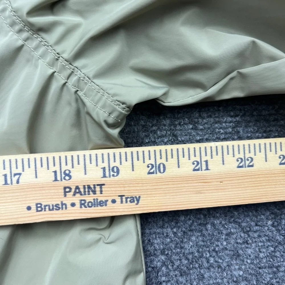 Tommy Hilfiger Lightweight Windbreaker Coach Khaki Tan Snap Front Jacket